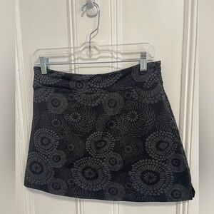 Flowery Athletic Skirt (Lined)